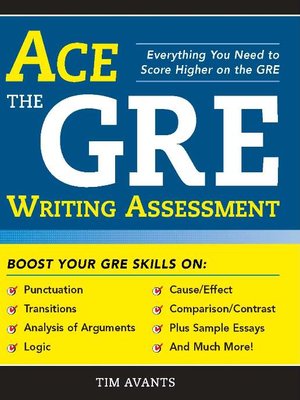 cover image of Ace the GRE Writing Assessment